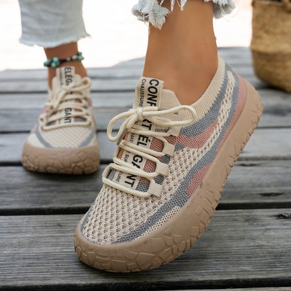 Baskets en maille respirantes pour femme, tendance mode