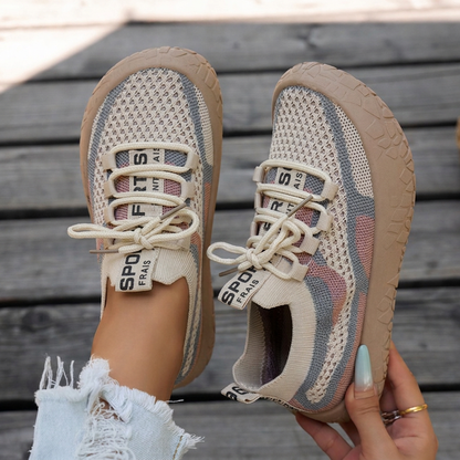 Baskets en maille respirantes pour femme, tendance mode