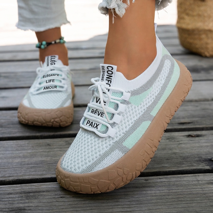 Baskets en maille respirantes pour femme, tendance mode