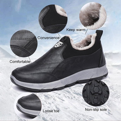 Bottes de neige imperméables et antidérapantes pour hommes[RÉDUCTION DE LA DOULEUR⚡].