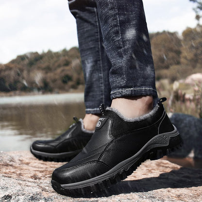 Bottes de neige imperméables et antidérapantes pour hommes[RÉDUCTION DE LA DOULEUR⚡].